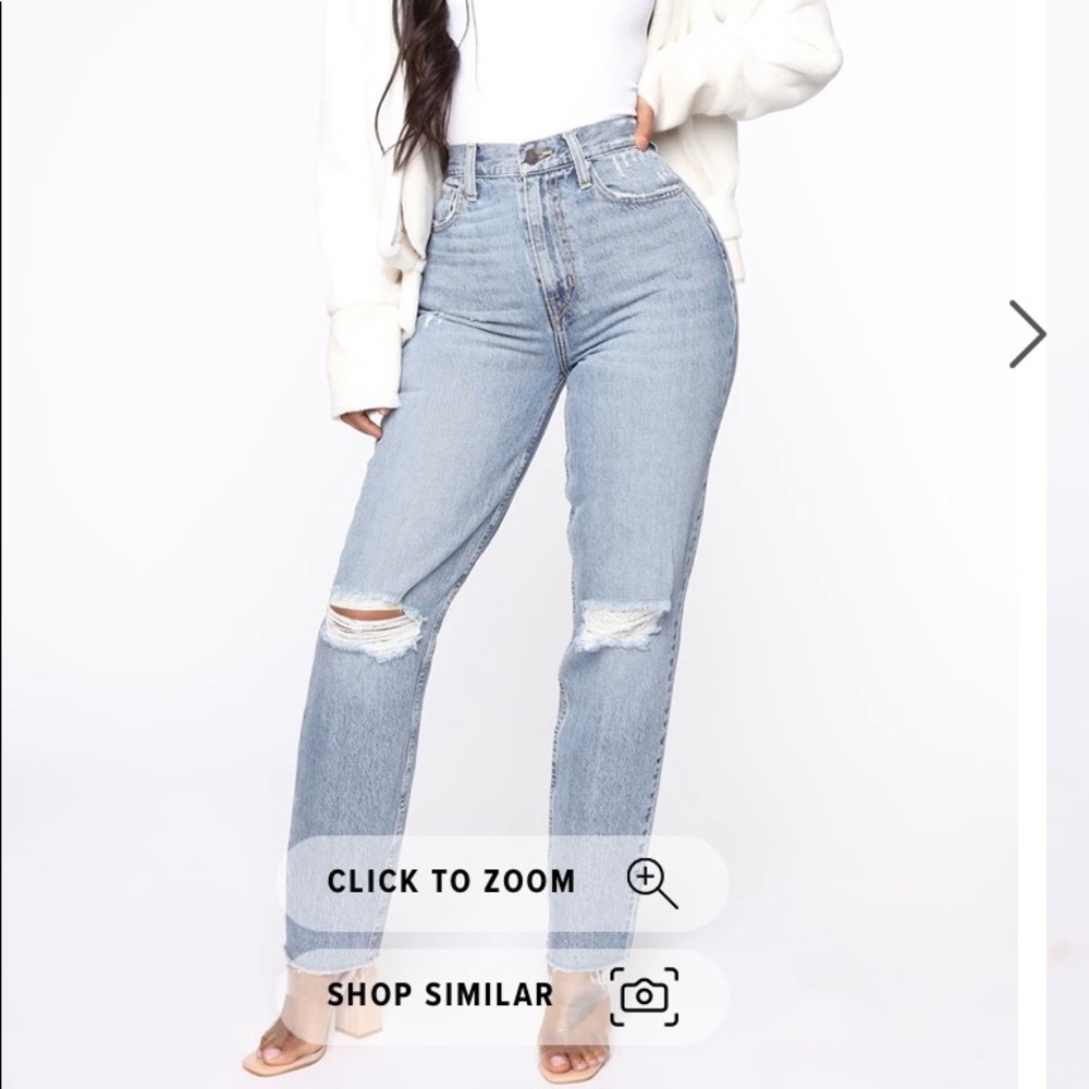 NWT FASHION NOVA HIGH WAIST MOM JEANS